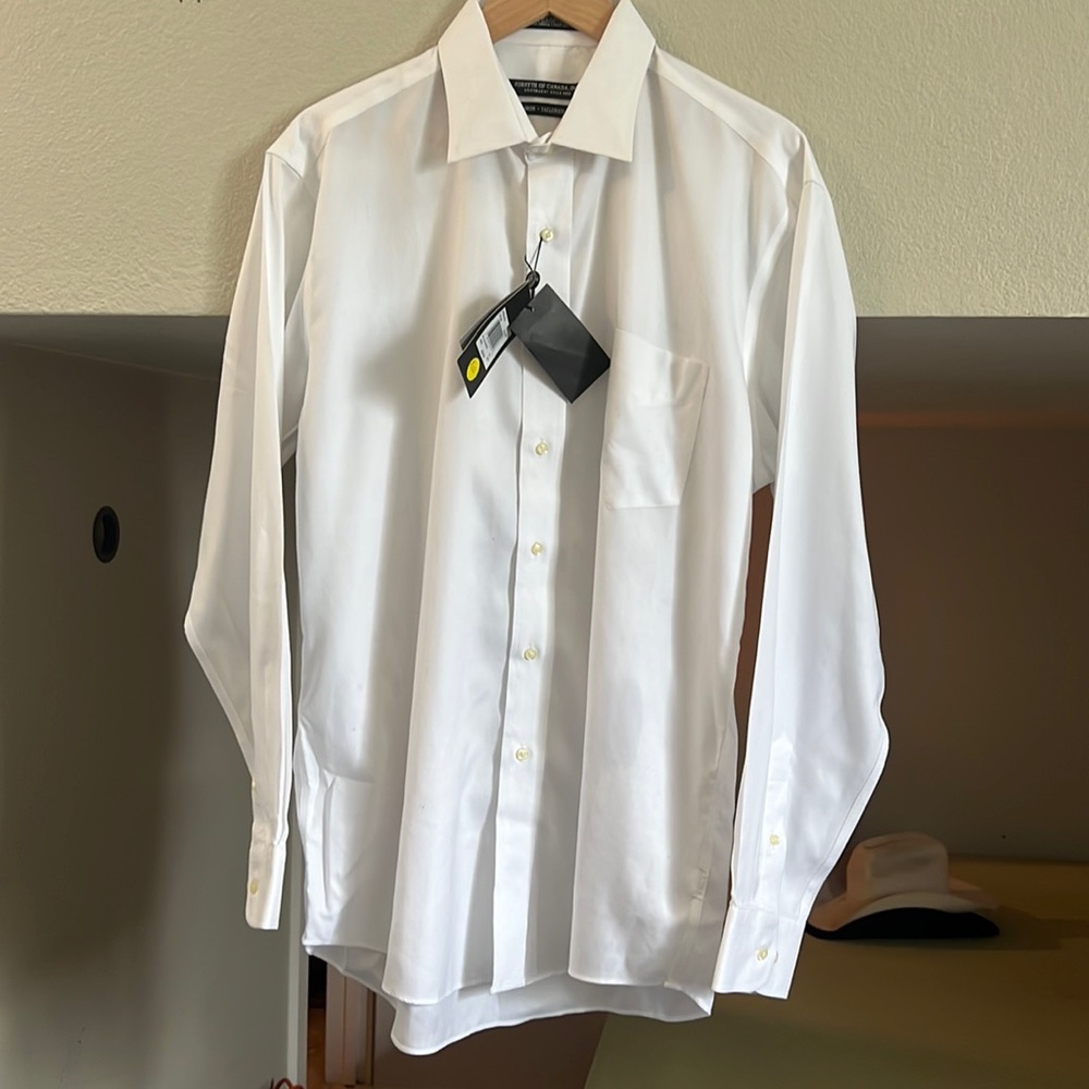 Forsyth of Canada Mens Button Down Dress Shirt New